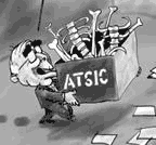 Ill. 31: A cartoon depicting John Howard burying ATSIC