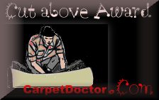 Cut above award www.carpetdoctor.com