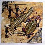 Turtle (Budgial), Goanna (Gunual), and Fish (Gugu)