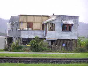 Roof lost during Cyclone Larry